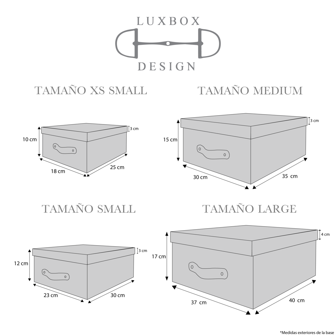 Cajas Organizadoras Decorativas Textura Metálica Plateada