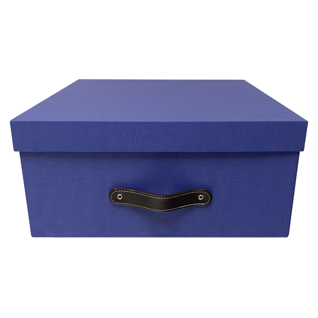 Pairs Caja Decorativa Organizadora Azul Zafiro 2 piezas